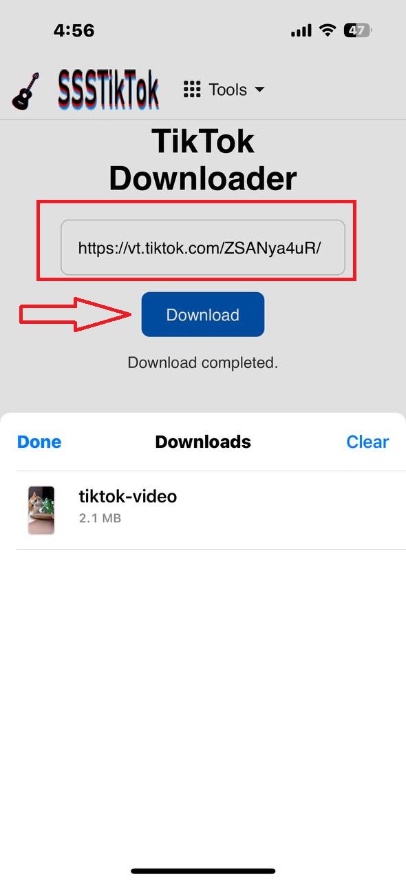 Step 3 TikTok